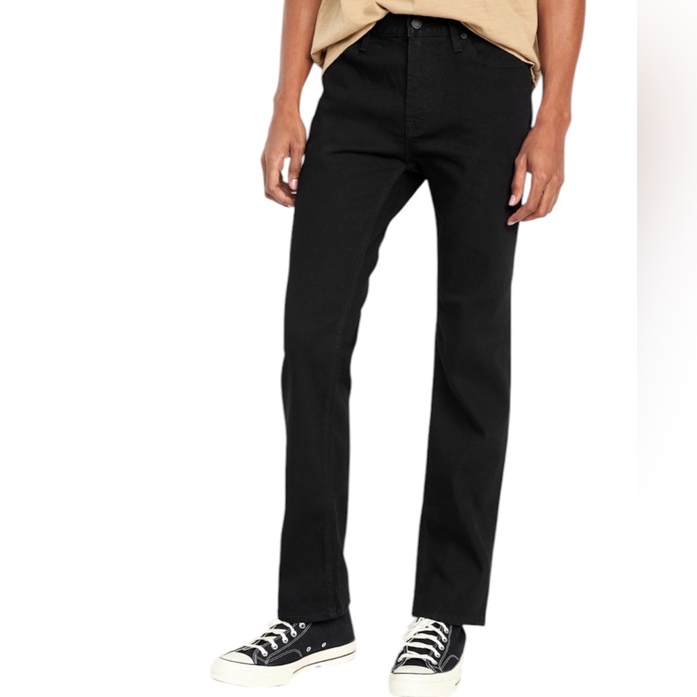 Men’s Old Navy Straight Fit Jeans Black Size 29x30
